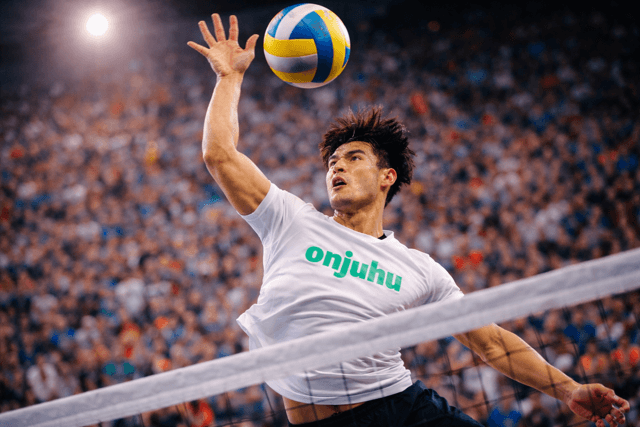 volleyball action